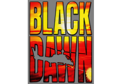 Black Dawn title screen for Sega Saturn
